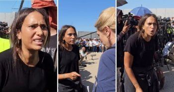 شاهد .. في رفح.. ممثلة مصرية توبخ مذيعة الـ CNN وتضعها بموقف محرج للغاية