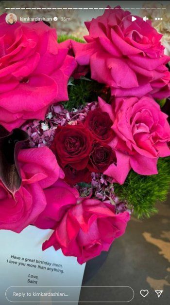 شاهد .. بالصور- بمناسبة عيد ميلادها..كيم كارداشيان تتفاجأ بكمية كبيرة من الورد