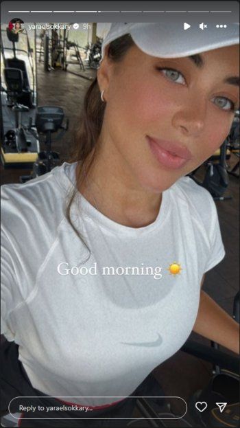 شاهد .. بالصور- بلوك رياضي رائع..يارا السكري تتألق بجمالها من داخل الجيم