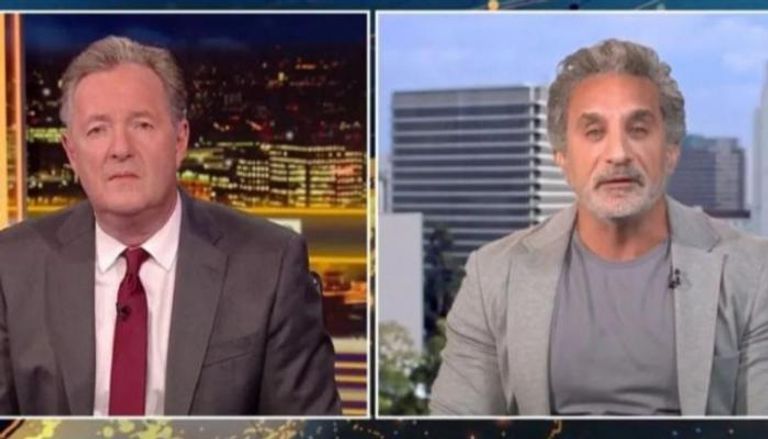 وجها لوجه.. باسم يوسف مع بيرس مورجان في هذا الموعد 