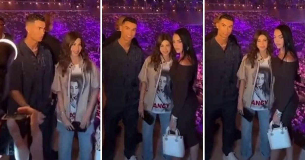 شاهد .. بالفيديو- نانسي عجرم تلتقي بـ كريستيانو رونالدو وجورجينا رودريغز في الرياض