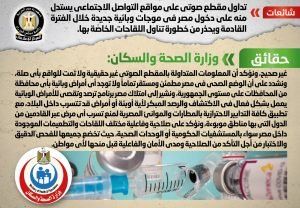 أخبار مصر | تعرض مصر إلي موجات وبائية جديدة قريباً .. تحذير عاجل من وزارة الصحة