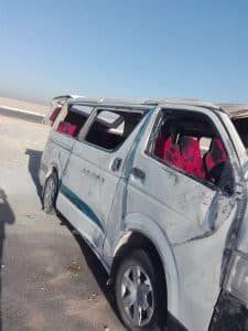 أخبار مصر | بالأسماء .. إصابة أكثر من 10 أشخاص في حادث طريق شباس الملح دسوق