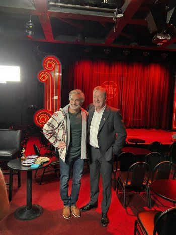 شاهد .. بالصور- المواجهة الثانية بين باسم يوسف وبيرس مورغان