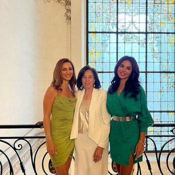 شاهد .. بالصورة- بمناسبة عيد ملادها..نسرين أمين تعايد والدتها بهذه الكلمات الجميلة