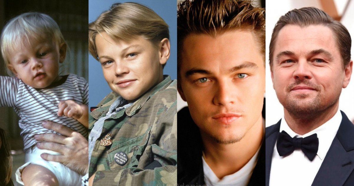 شاهد .. في عيد ميلاده : ليوناردو دي كابريو النجم المحبوب في طفولته ومراهقته وشبابه وسن رشده