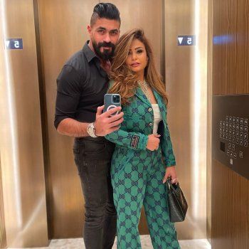 شاهد .. بالصور- خيرية هشام علي تحتفل عيد ميلاد زوجها خالد سليم بهذه الكلمات الرومنسية