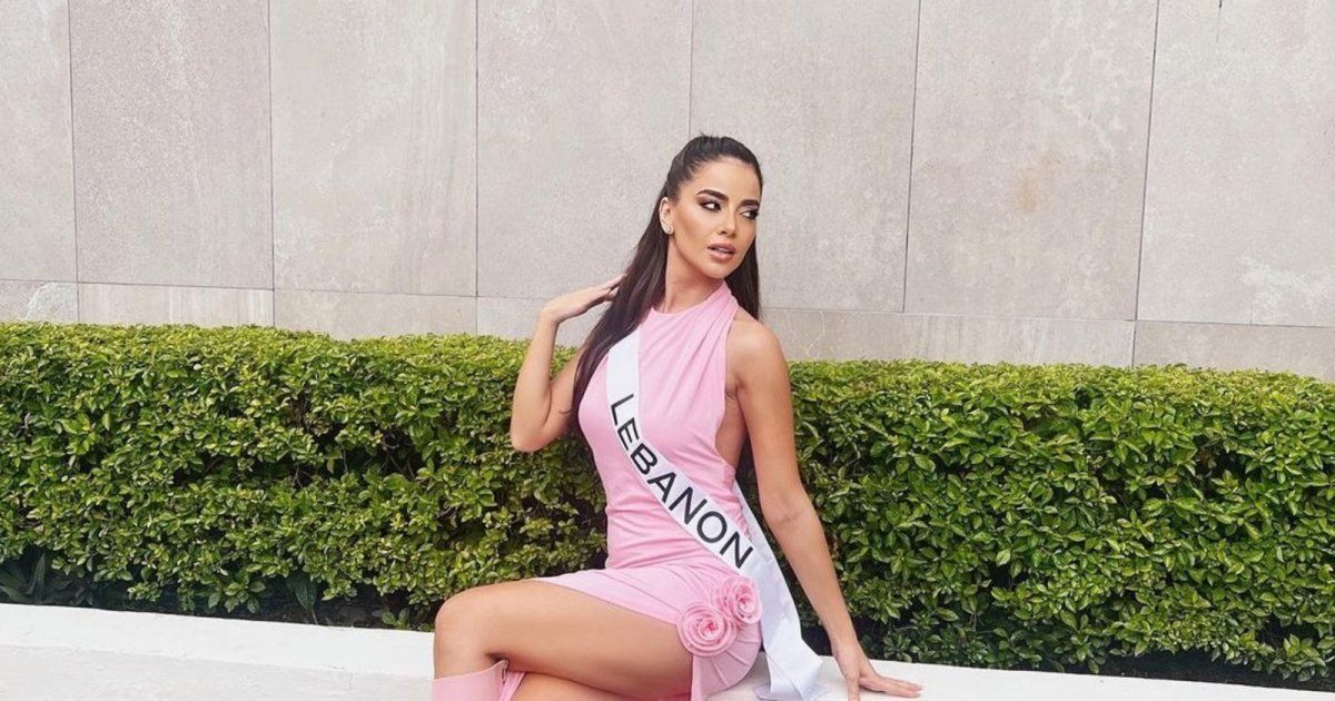 شاهد .. ممثلة لبنان بمسابقة ملكة جمال الكون مايا أبو الحسن تتألق بفستان رائع