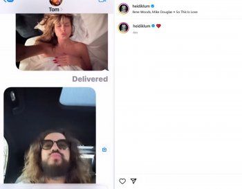 شاهد .. هايدي كلوم ترسل صورة "خاصة جداً" لها من السرير لزوجها وهكذا رد - بالصورة