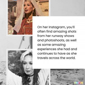 شاهد .. أندريا عقوري أول عارضة أزياء لبنانية عالمية.. كانت معلمة جورجينا رزق وهذا سبب إعتزالها!