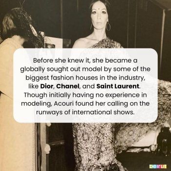 شاهد .. أندريا عقوري أول عارضة أزياء لبنانية عالمية.. كانت معلمة جورجينا رزق وهذا سبب إعتزالها!