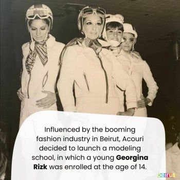 شاهد .. أندريا عقوري أول عارضة أزياء لبنانية عالمية.. كانت معلمة جورجينا رزق وهذا سبب إعتزالها!