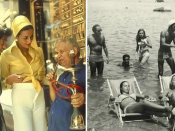 شاهد .. أندريا عقوري أول عارضة أزياء لبنانية عالمية.. كانت معلمة جورجينا رزق وهذا سبب إعتزالها!