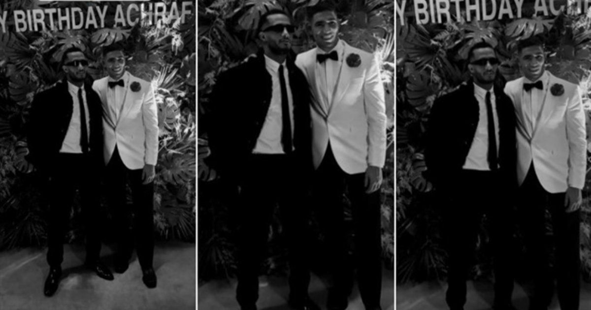 شاهد .. محمد رمضان يطل من عيد ميلاد أشرف حكيمي.. وهكذا إحتفلا