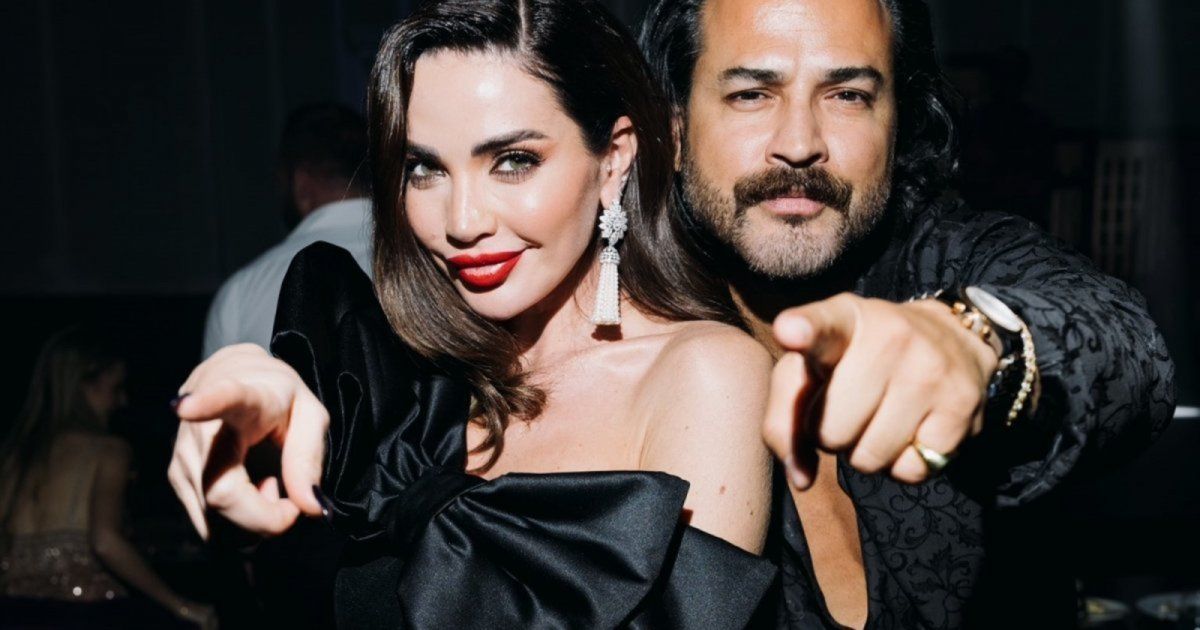 شاهد .. بالصورة- وسام حنا و داليدا خليل يتألقان بالأسود في دبي