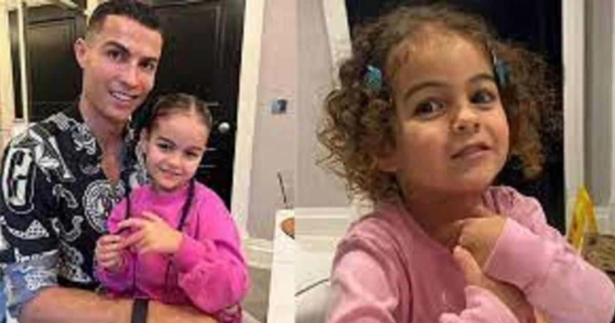 شاهد .. بالصور- كريستيانو رونالدو يعايد إبنته بهذه الكلمات..وخفة دمها تخطف قلوب الجمهور