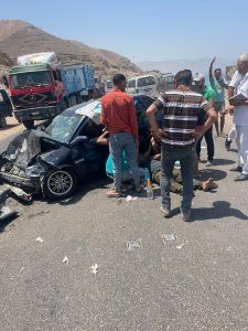 أخبار مصر | بالإسماء .. إصابة أكثر من 5 أشخاص في حادث تصادم مروع على الطريق الصحراوي الغربي