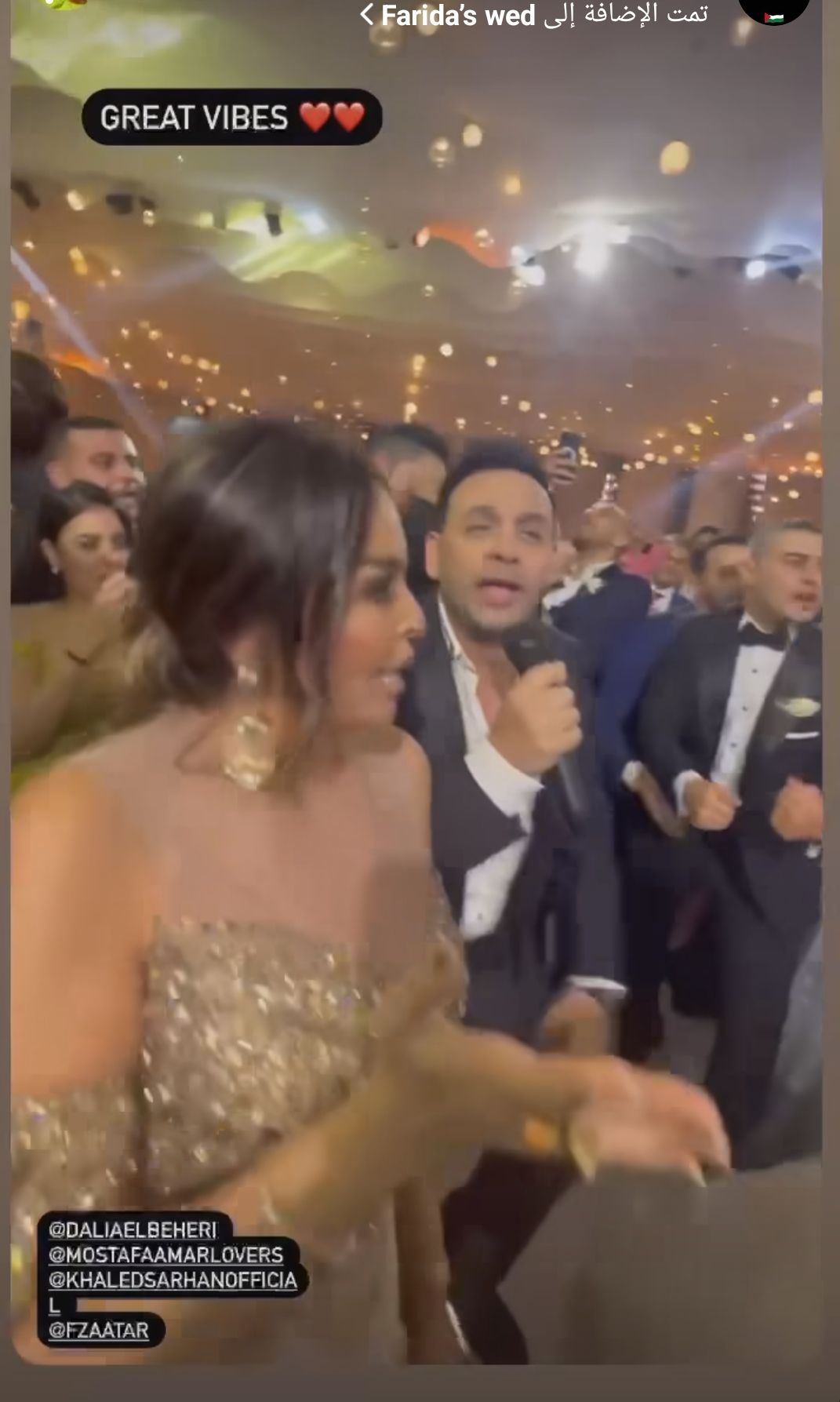 داليا البحيري تحتفل بزفاف ابنة شقيقتها – صور