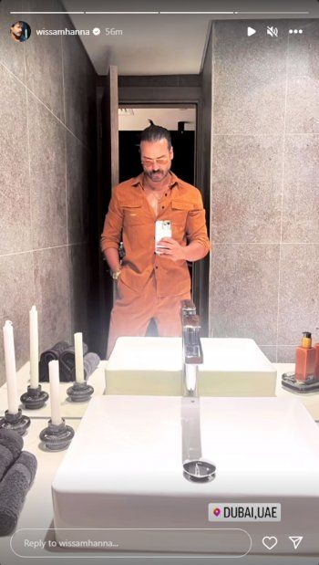 شاهد .. بالصورة - وسام حنا يتألق في دبي بأناقة مميزة