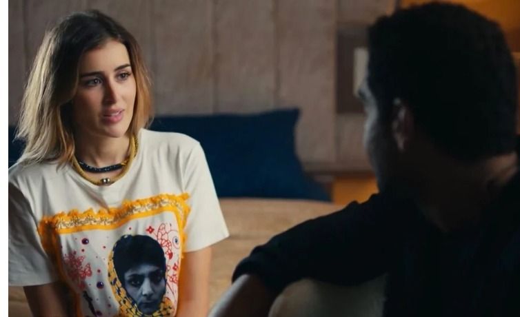 عائشة بن أحمد تستغل مسلسلها في دعم القضية الفلسطينية : شاهد عملت ايه