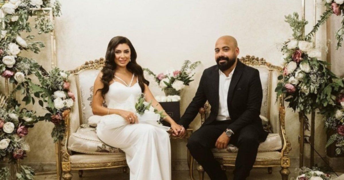 شاهد .. بالصورة- هاني سرحان يحتفل بزفافه على بسمة داود