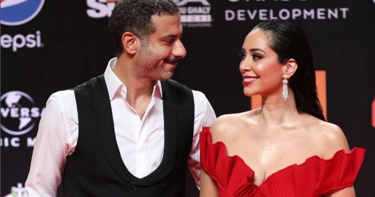 شاهد .. بالصورة- بسنت شوقي تحتفل بعيد ميلاد زوجها وقطتيها.. فما القصة!