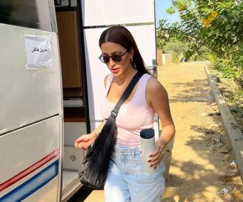 شاهد .. نسرين طافش تنهي تصوير مشاهدها في " السيستم "