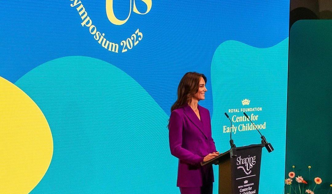 شاهد .. كيت ميدلتون تقود مؤتمراً حول حملتها لدعم الأطفال.. وهذا ما قالته