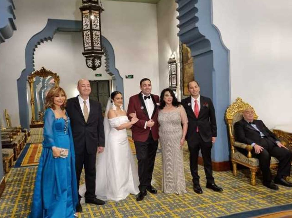 أولى اللقطات من حفل زفاف نجل عمرو أديب – صور