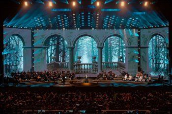 شاهد .. بالصور- رامي صبري يشكر المستشار تركي آل الشيخ وجمهور الرياض بعد نجاح "ليلة الدموع"