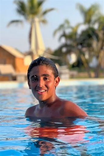 إبن أحمد سعد في عيد ميلاده خد الحلو وساب الوحش : شاهد إزاي