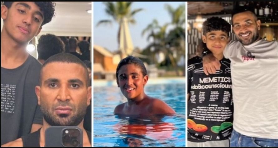 إبن أحمد سعد في عيد ميلاده خد الحلو وساب الوحش : شاهد إزاي