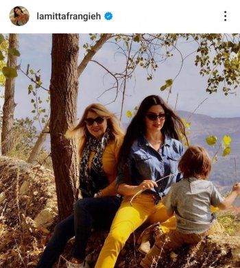 شاهد .. صور لوالدة لاميتا فرنجية .. هل تضاهيها جمالاً ؟