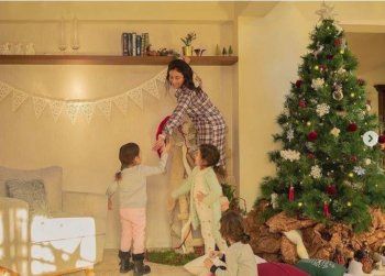 شاهد .. جولة في منزل كندة حنا وناجي طعمي .. ديكور كلاسيكي ومودرن - بالصور