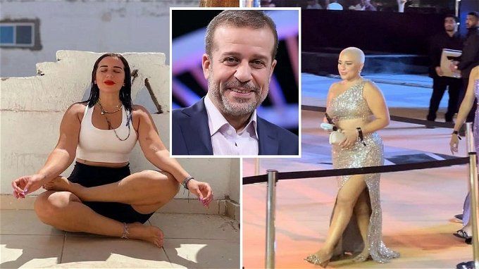 إطلالة غريبة لـ أسما شريف منير.. قصة شعرها قلبت الدنيا