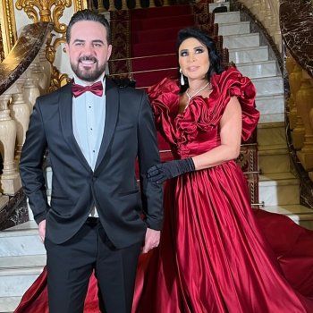 شاهد .. زوجة وائل جسار تحتفل بعيد ميلاده برومانسية.. وهذا عمره!