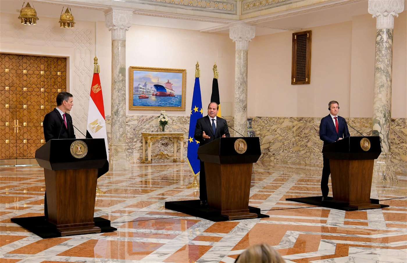 ملخص تصريحات الرئيس السيسي اليوم عن القضية الفلسطينية