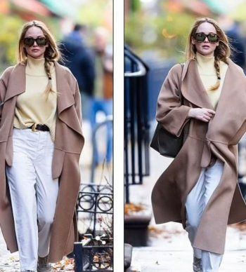 شاهد .. جينيفر لورانس في أحدث ظهور لها خلال تجولها بشوارع نيويورك