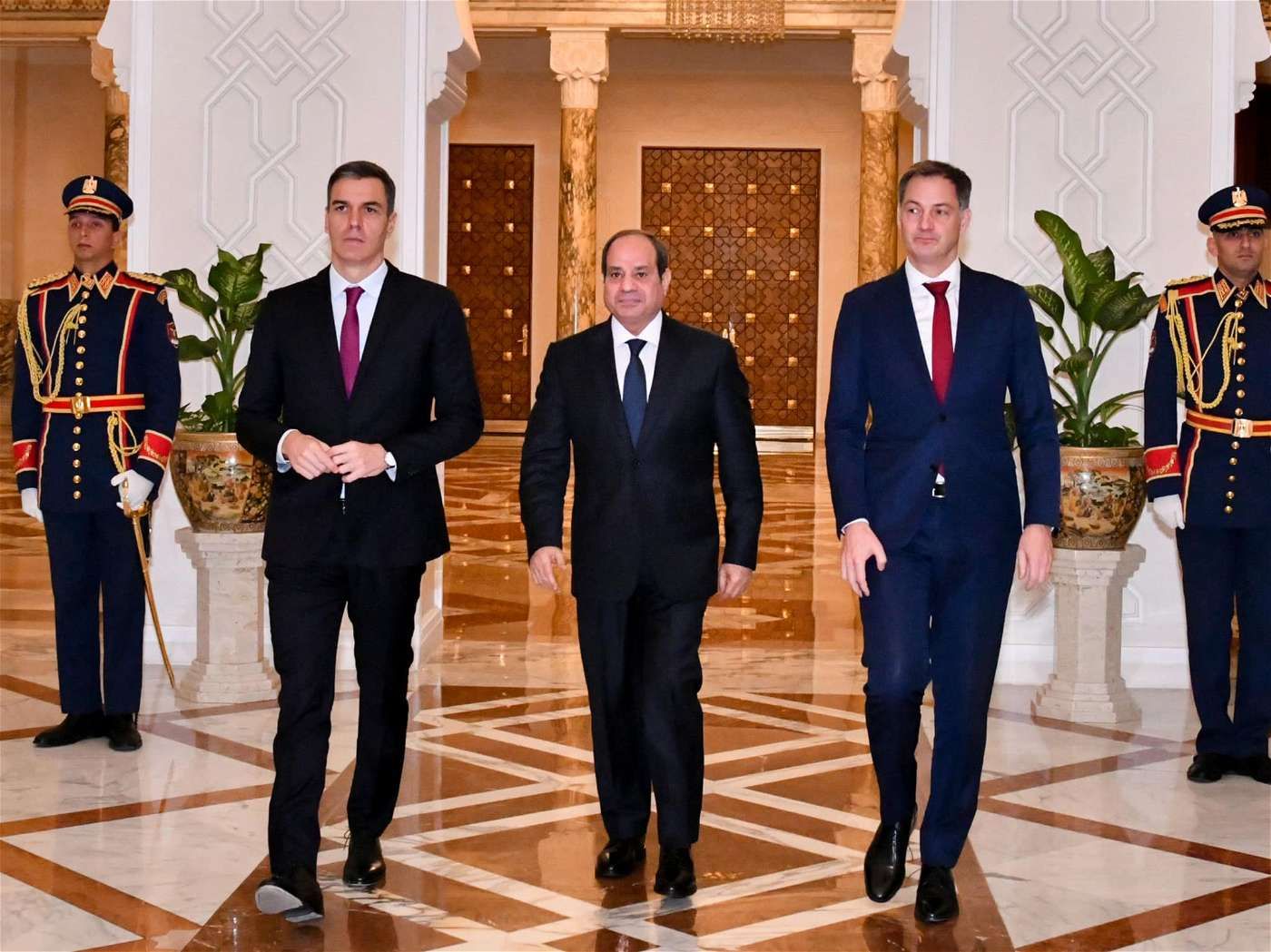 ملخص تصريحات الرئيس السيسي اليوم عن القضية الفلسطينية