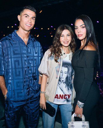 شاهد .. بالصور- نانسي عجرم تستعيد ذكرياتها مع الثنائي رونالدو