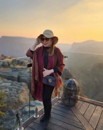 شاهد .. بالصورة - أحدث إطلالة لـ صفية العمري من سلطنة عمان