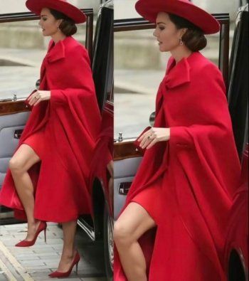 شاهد .. كيت ميدلتون تكسر البروتوكول الملكي وتحدث الجدل بتصرفها-بالصورة