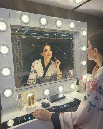 شاهد .. بالصور- نسرين طافش تتألق بجمالها من كواليس "السيستم"