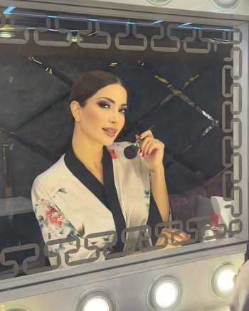 شاهد .. بالصور- نسرين طافش تتألق بجمالها من كواليس "السيستم"