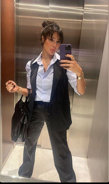 شاهد .. نادين نسيب نجيم تكشف عن لوك شخصيتها في عملها الرمضاني المقبل