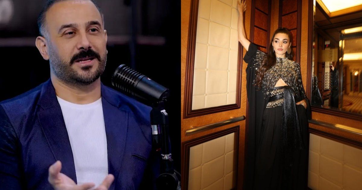 شاهد .. حديث شيق جمع هاندا أرتشيل بـ قصي خولي.. ونظراتها له تحدث ضجة