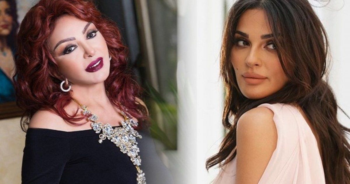 شاهد .. قبلات وأحضان ورقص بين نادين نسيب نجيم ونبيلة عبيد خلال لقائهما .. بالفيديو