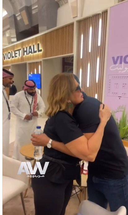 يسرا قابلت أسر ياسين بالأحضان : فينك من زمان