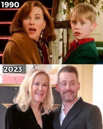 شاهد .. بعد 33 عاماً .. نجما Home Alone في صور جديدة سوياً وبكاء خطيبة ماكولاي يسيطر على الحدث