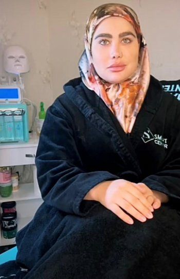 شاهد .. تغيير صـ ادم في شكل أنجي خوري بعد إرتدائها الحجاب.. اكتسبت الكثير من الوزن! - بالصور